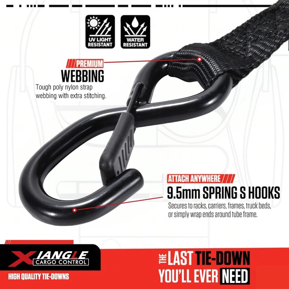 3-Point Y-Way Tire Tie Down Strap