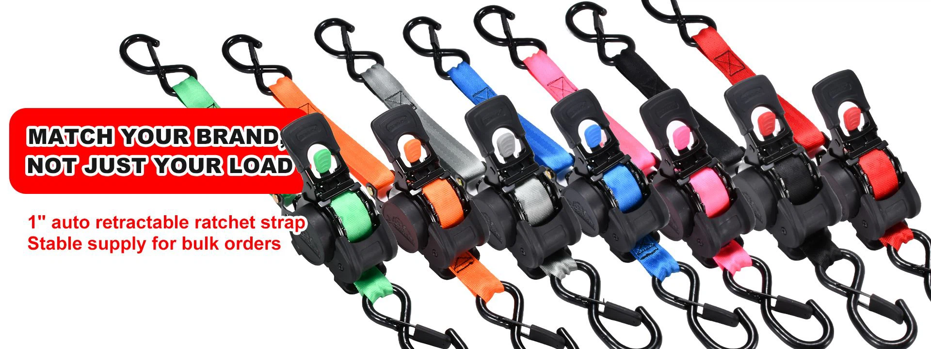 Auto Retractable Ratchet Straps